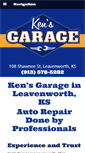 Mobile Screenshot of kensgarage1.com